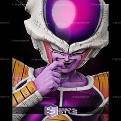 Frieza Firt Form Smile Bust Digital STL Files