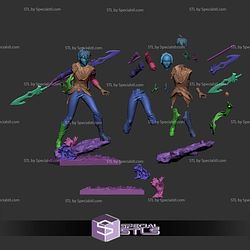 Genshin impact Childe Spear Digital STL Files