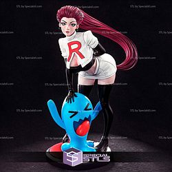 Jessie Pokemon Beautiful Digital STL Files