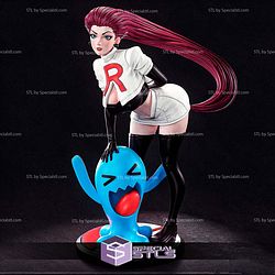 Jessie Pokemon Beautiful Digital STL Files