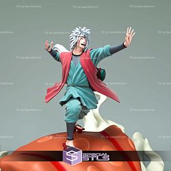 Jiraiya with Gamabunta V3 Digital STL Files