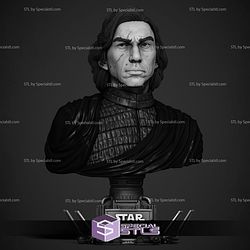 Kylo Ren Portrait Bust Digital STL Files