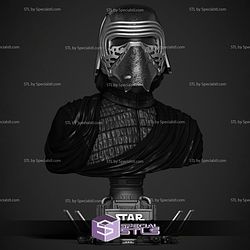 Kylo Ren Portrait Bust Digital STL Files