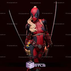 Lady Deadpool from the Movie Digital STL Files