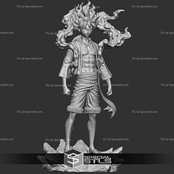 Luffy Gear 5 Standing Digital STL Files