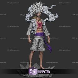 Luffy Gear 5 Standing Digital STL Files