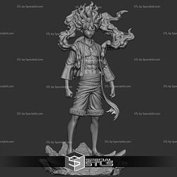 Luffy Gear 5 Standing Digital STL Files