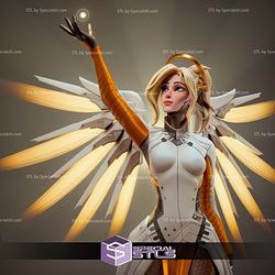 Mercy Overwatch V3 Digital STL Files