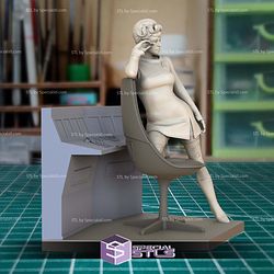 Nyota Uhura Star Trek on Chair Digital STL Files