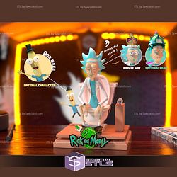 Rick Sanchez King of Shit Digital STL Files