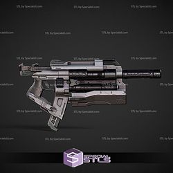 Rocket Handgun 1 6 Scale Digital STL Files