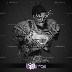 Superman Dark Night Bust Portrait Digital STL Files