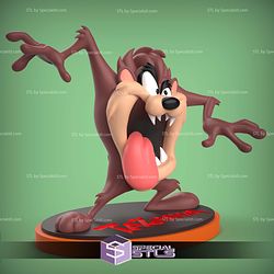 Tasmanian Devil Looney Tunes Digital STL Files