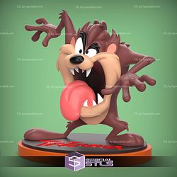 Tasmanian Devil Looney Tunes Digital STL Files