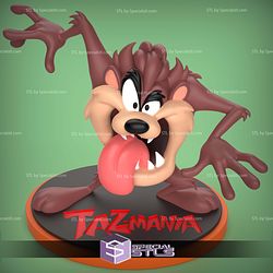 Tasmanian Devil Looney Tunes Digital STL Files