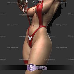 Vampirella Glass of Blood Digital STL Files