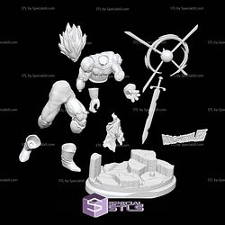 Vegeta Super Saiyan Final Flash Digital STL Files