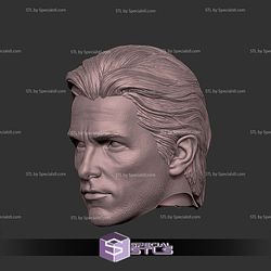 Custom Head STL Collection - Bruce Wayne Christian Bale