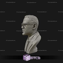 Malcolm X Bust Digital STL Files