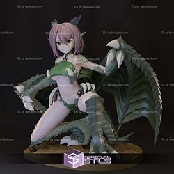 Monster Girl Encyclopedia Wyvern Digital STL Files