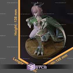 Monster Girl Encyclopedia Wyvern Digital STL Files