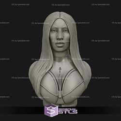 Nicki Minaj Bust Digital STL Files