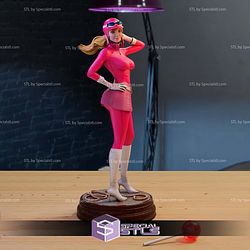 Penelope Pitstop Cartoon Digital STL Files