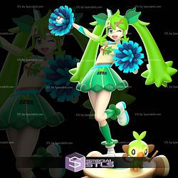 Project Voltage Pokemon Hatsume Miku Grass Digital STL Files