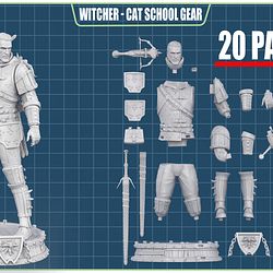 Geralt of Rivia - Cat School Gear from The Witcher