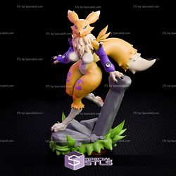 Renamon Yellow Fox Digital STL Files