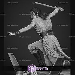 Rey Jedi Battle Digital STL Files