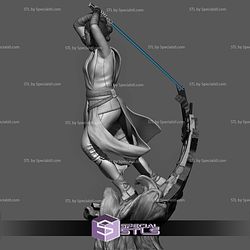 Rey Skywalker Attack Digital STL Files