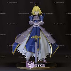 Saber Standing Fate stay night Digital STL Files