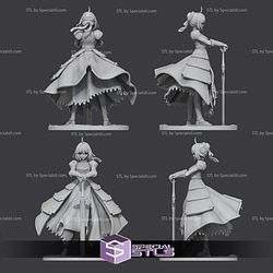 Saber Standing Fate stay night Digital STL Files