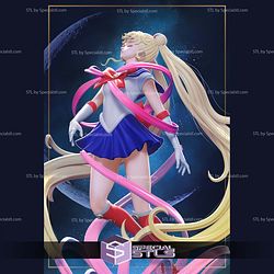 Sailor Moon Flying Digital STL Files