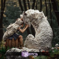 San Princess Mononoke V2 Digital STL Files