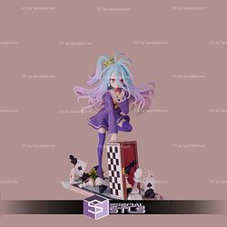 Shiro V3 No game no life Digital STL Files