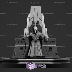 Snoke on Throne Starwars Digital STL Files