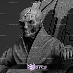 Snoke on Throne Starwars Digital STL Files