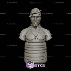 Tupac Shakur Bust Digital STL Files