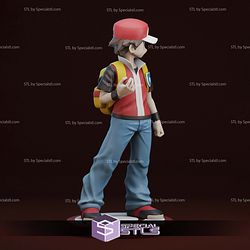 Trainer Red Pokemon V2 Digital STL Files