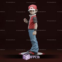 Trainer Red Pokemon V2 Digital STL Files