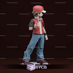 Trainer Red Pokemon V2 Digital STL Files