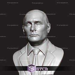 Vladimir Putin Bust Digital STL Files