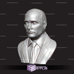 Vladimir Putin Bust Digital STL Files