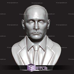 Vladimir Putin Bust Digital STL Files