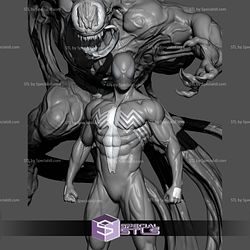 Symbiote Spiderman 2 3D Printing Models - Venom Base