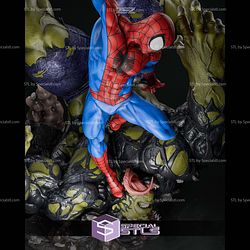 Amazing Spiderman Venomized Hulk Base Digital STL Files