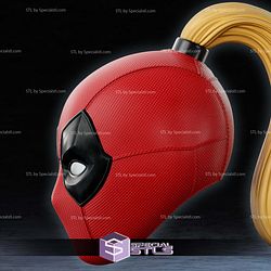 Cosplay STL Files MCU Lady DeadPool Mask