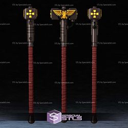 Cosplay STL Files Space Marine 2 Hammer